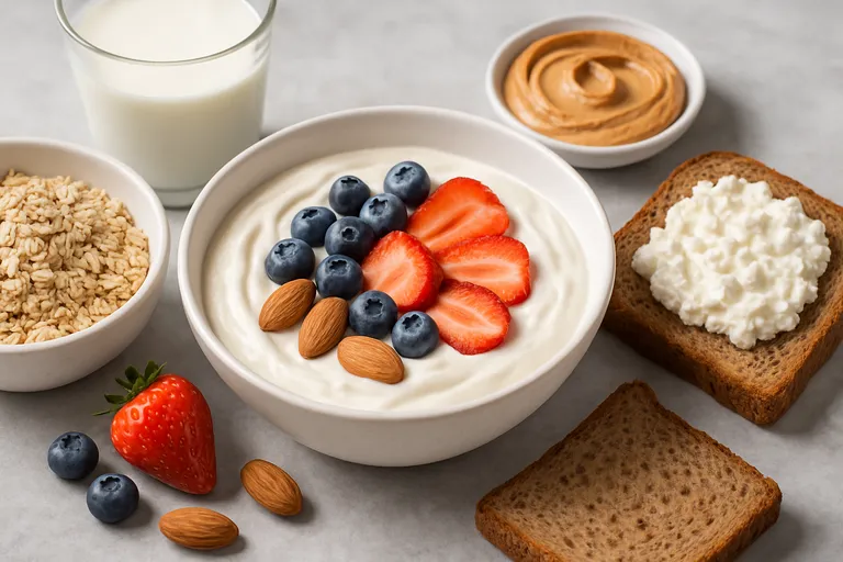 Bouwstenen en porties voor een slank ontbijt