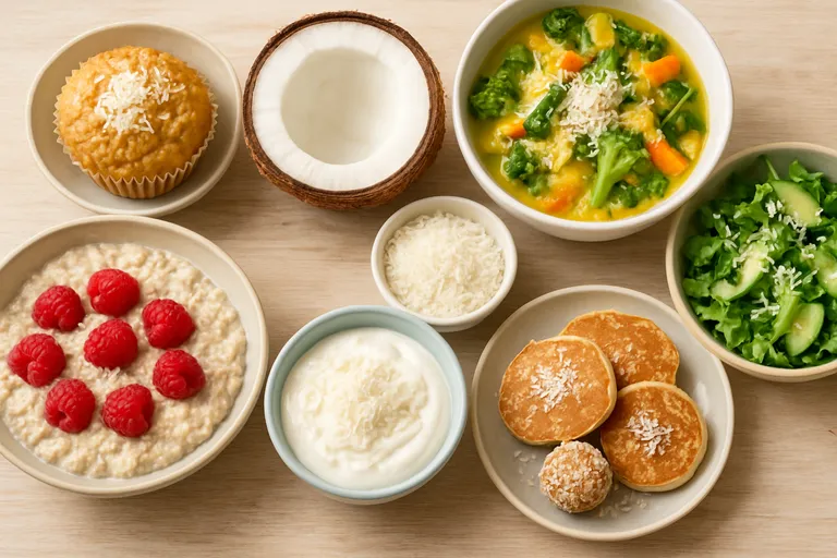 Gezond genieten met kokosrasp: lichte recepten voor ontbijt, salades en snacks