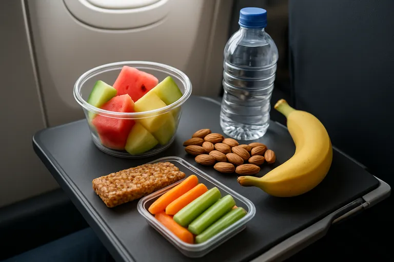 Gezonde snackideeën die goed reizen