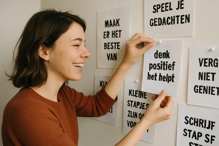 Met Loesje wordt positief denken speels en praktisch