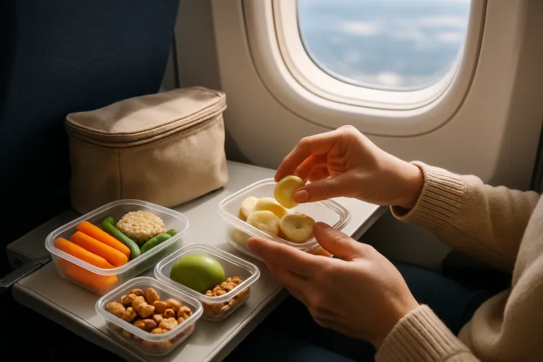 Voorbereiden, inpakken en eten aan boord