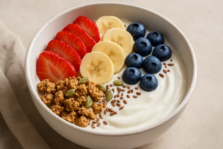 Zo stel je een gebalanceerde kwarkbowl samen